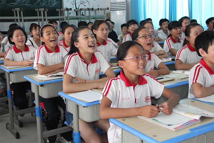 Most public schools in China have around 30-40 students per class section.