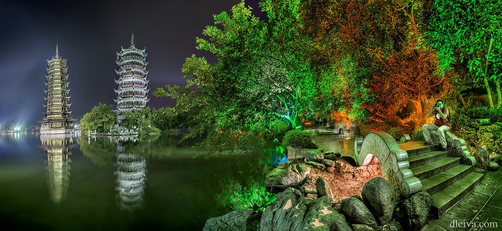 Pagodas del Sol y la Luna (Guilin)