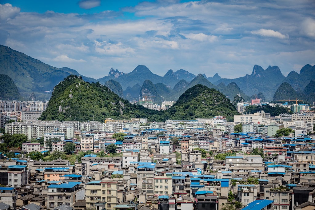 View on Guilin from Fubo Hill