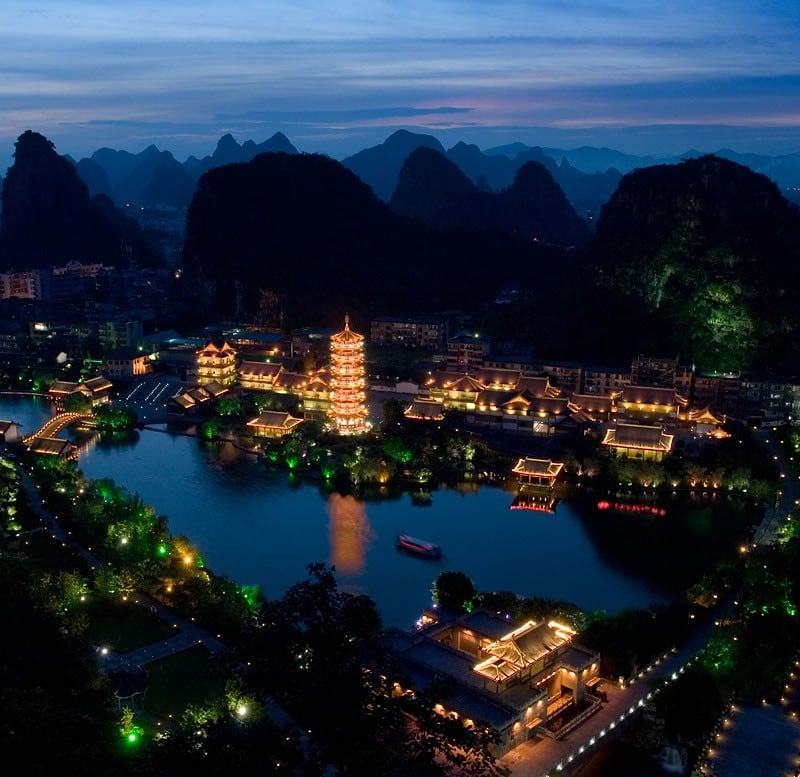 guilin night view 桂林夜景