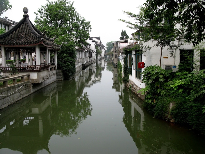 a canal in Suzhou, one of the best places to visit in China