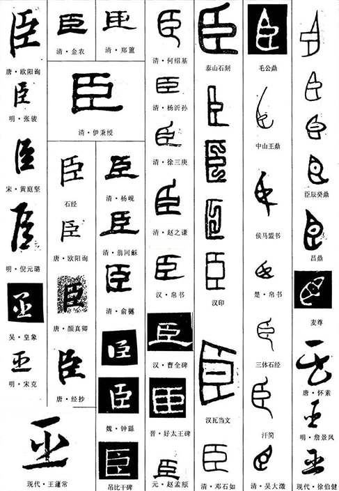 Chinese calligraphy development