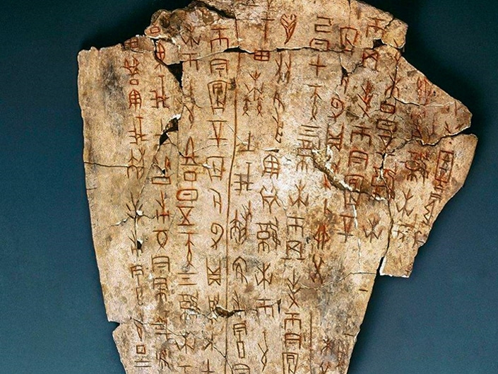 Chinese oracle bone script