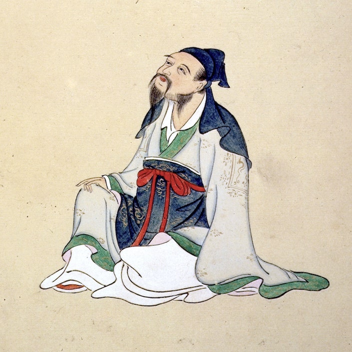 a portrait of the Tang dynasty poet Li Bai